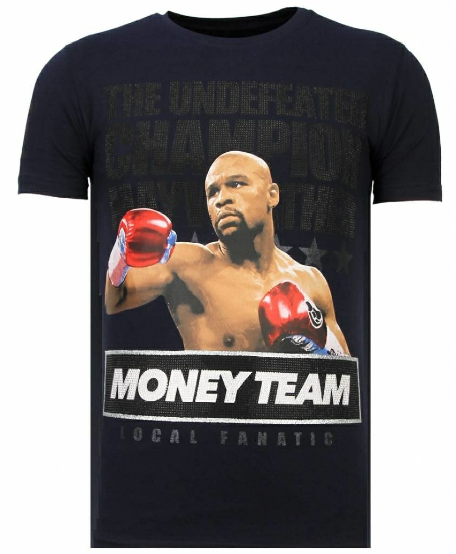 Camisetas local fanatic | Camiseta Hombre - Money Team Champion - Azul