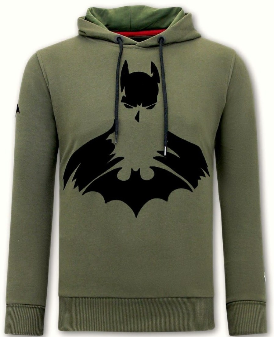 Sudaderas local fanatic | Hombres Con Capucha - Batman - Verde