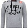 Sudaderas local fanatic | Hombres Con Capucha -Ufc Ultimate Fighting - Gris