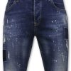 Pantalones Cortos local fanatic | Pantalones Cortos De Mezclilla Para Hombre - Slim Fit - 1026 - Azul