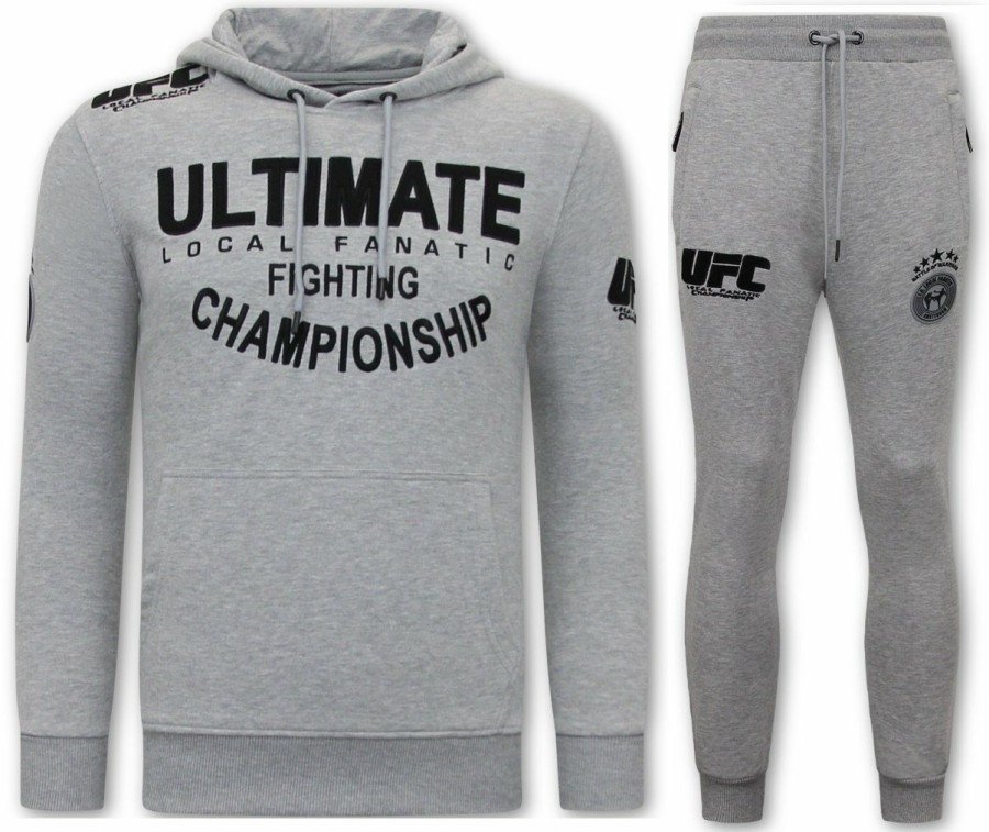 Chandals local fanatic | Chandal Hombres- Ultimate Fighting Championship - Gris