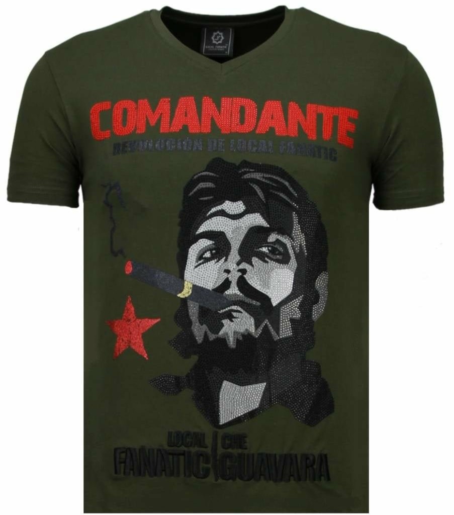 Camisetas local fanatic | Camiseta Hombre - El Comandante - Verde