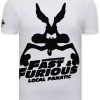 Camisetas local fanatic | Camiseta Hombre - Fast And Furious - Blanco