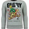 Sudaderas local fanatic | Sudadera Hombre - Glory Martial - Gris