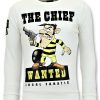 Sudaderas local fanatic | Sudadera Hombre - Dalton The Chief - Blanco