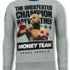 Sudaderas local fanatic | Sudadera Hombre - Money Team Champion - Gris