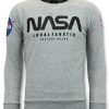 Sudaderas local fanatic | Sudadera Hombre - Nasa - Gris