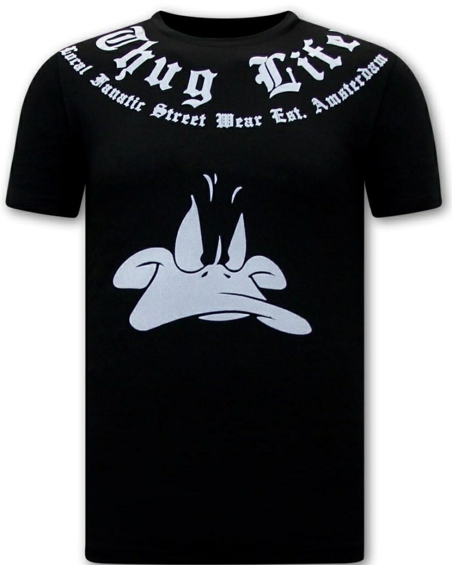 Camisetas local fanatic | Camiseta Hombre - Thug Life - Negro