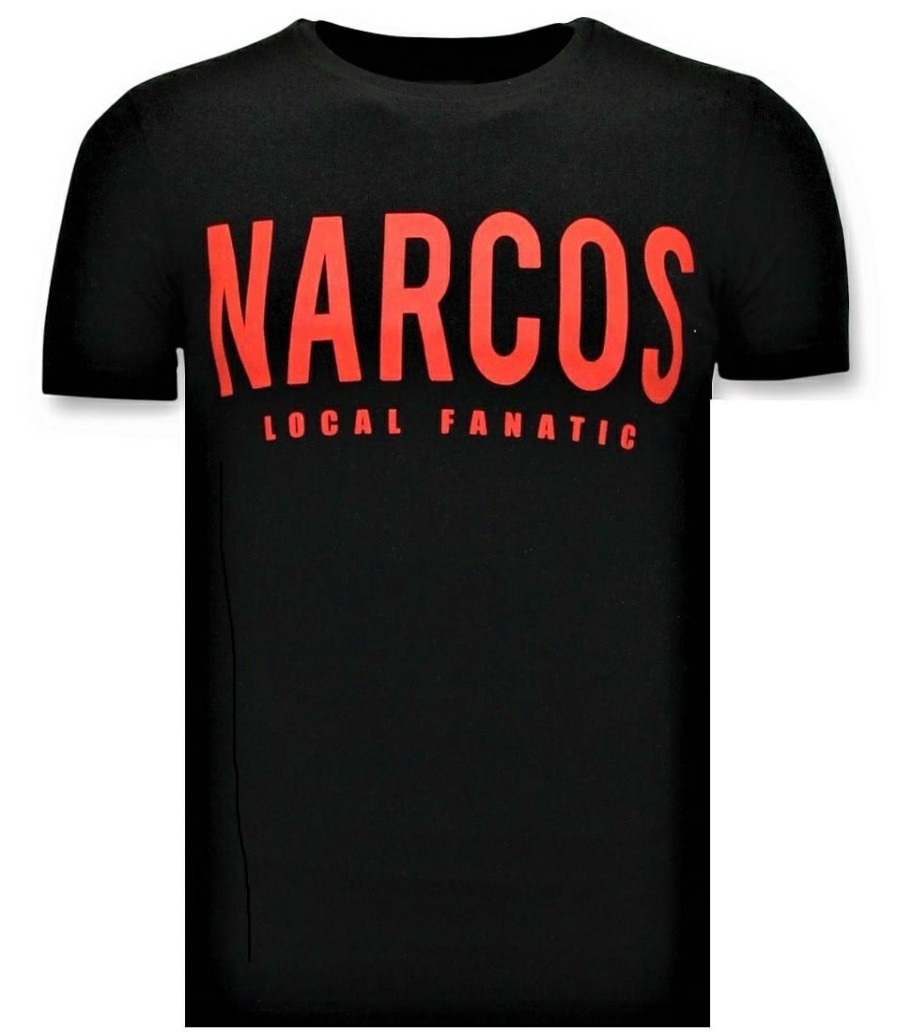 Camisetas local fanatic | Camiseta Hombre - Narcos - Negro