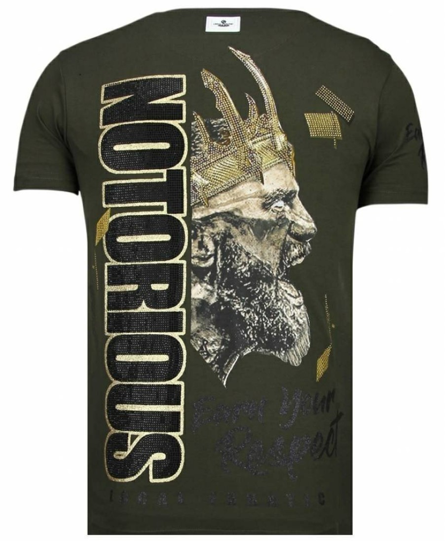 Camisetas local fanatic | Camiseta Hombre - Conor Mcgregor Notorious - Verde