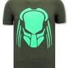 Camisetas local fanatic | Camiseta Hombre - Predator Neon - Verde