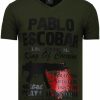 Camisetas local fanatic | Camiseta Hombre - Pablo Escobar Narcos - Verde