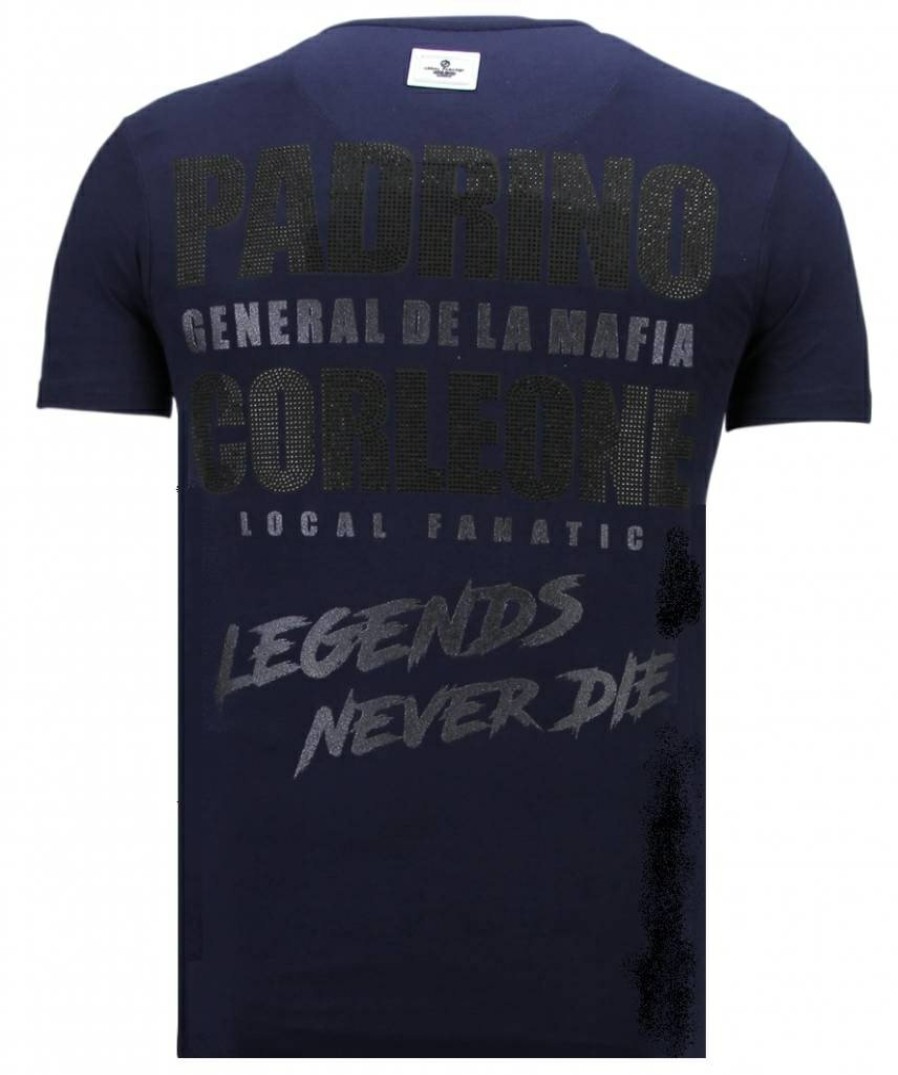 Camisetas local fanatic | Camiseta Hombre - The Don Skull - Azul