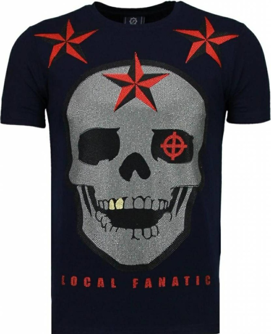 Camisetas local fanatic | Camiseta Hombre - Rough Player - Azul