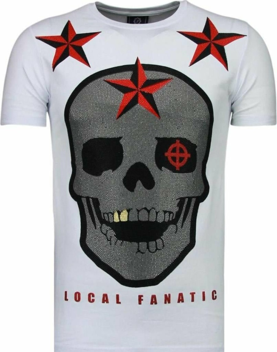 Camisetas local fanatic | Camiseta Hombre - Rough Player - Blanco