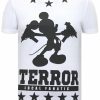 Camisetas local fanatic | Camiseta Hombre - Terror Mouse - Blanco