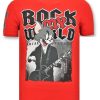 Camisetas local fanatic | Camiseta Hombre - Tomcat Rock My World - Rojo