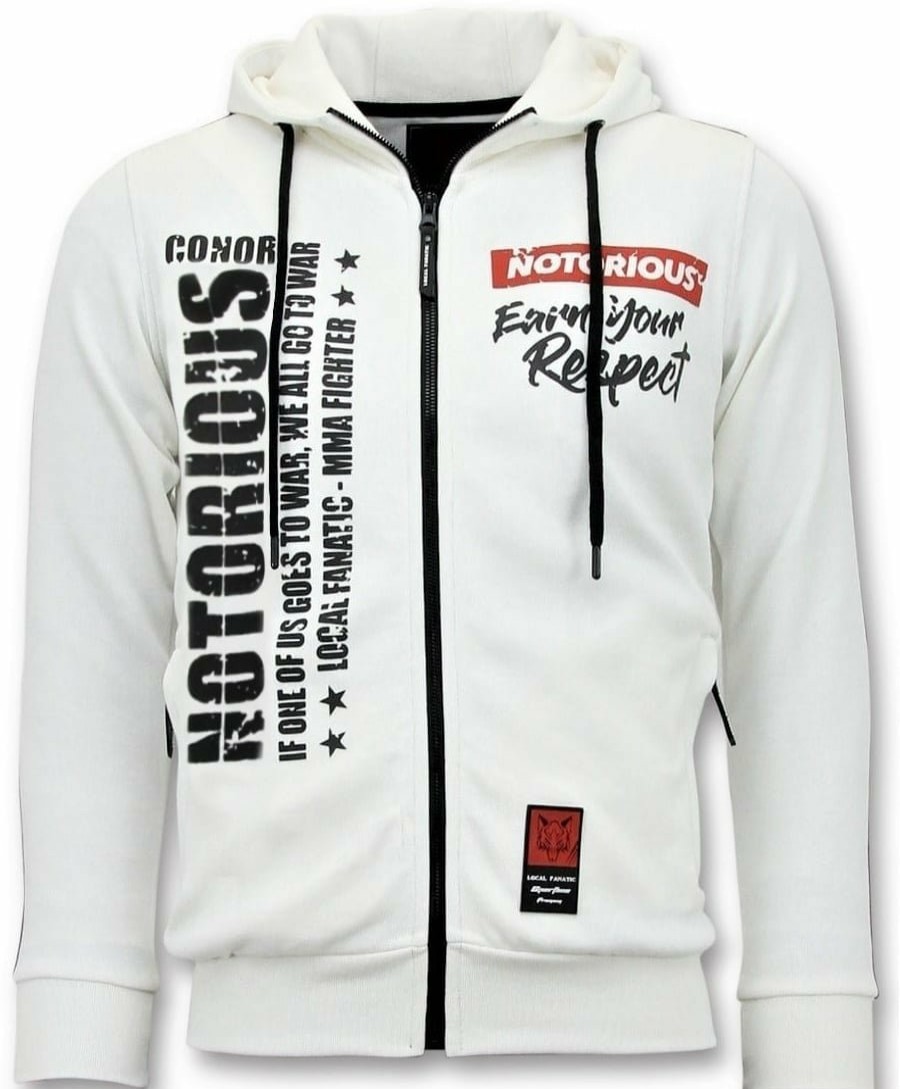 Chandals local fanatic | Chaqueta Chandal Hombres- Mcgregor Notorious - Blanco