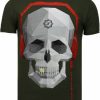 Camisetas local fanatic | Camiseta Hombre - Skull Beat - Verde