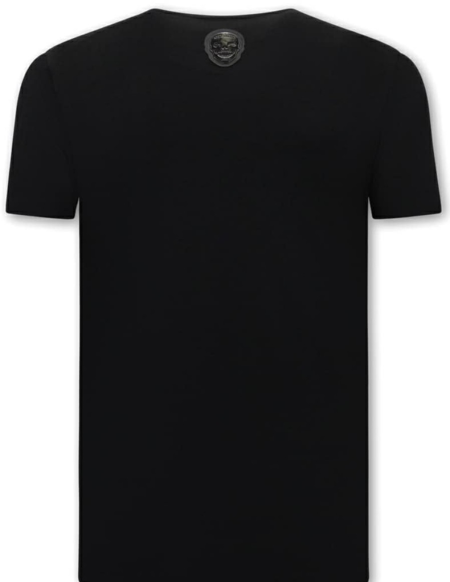 Camisetas local fanatic | Camiseta Hombre - Mc No Pain No Gain 1% - Negro