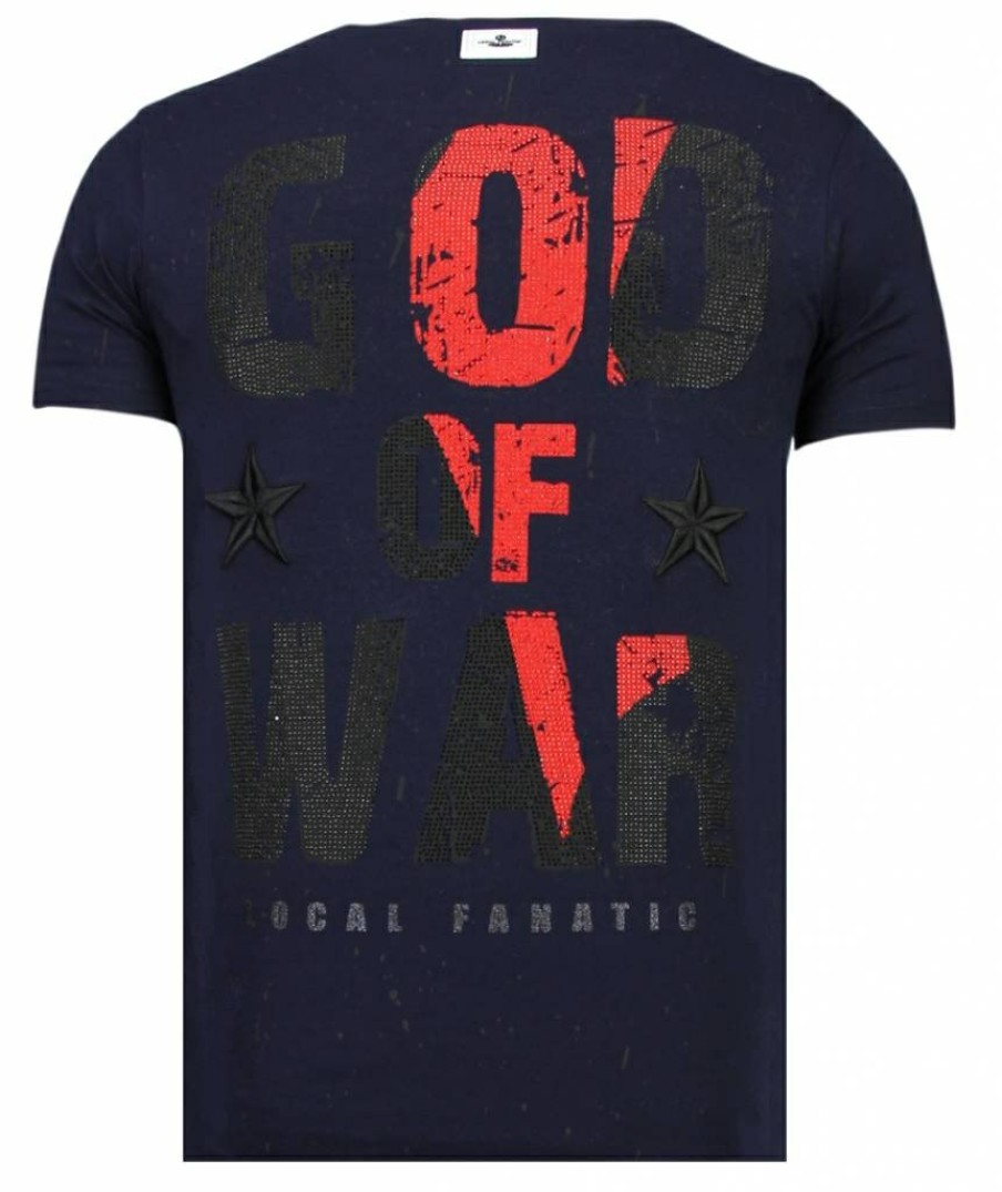 Camisetas local fanatic | Camiseta Hombre - God Of War - Azul