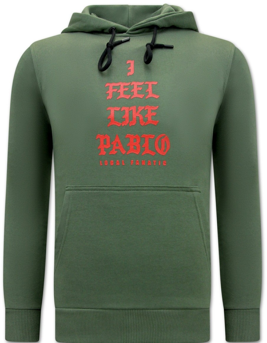 Sudaderas local fanatic | Sudadera Hombre - I Feel Like Bablo – Verde