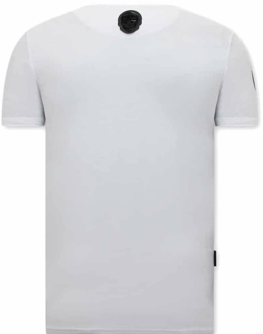 Camisetas local fanatic | Camiseta Hombre - Plata O Plomo - Blanco