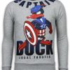 Sudaderas local fanatic | Sudadera Hombre - Captain Duck - Gris