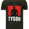 Camisetas local fanatic | Camiseta Hombre - Ironmike Tyson - Verde