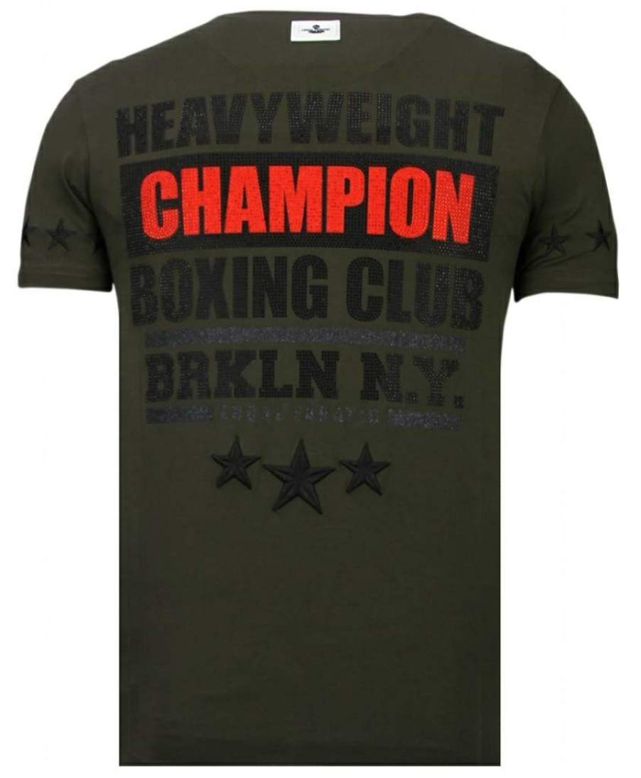 Camisetas local fanatic | Camiseta Hombre - Ironmike Tyson - Verde