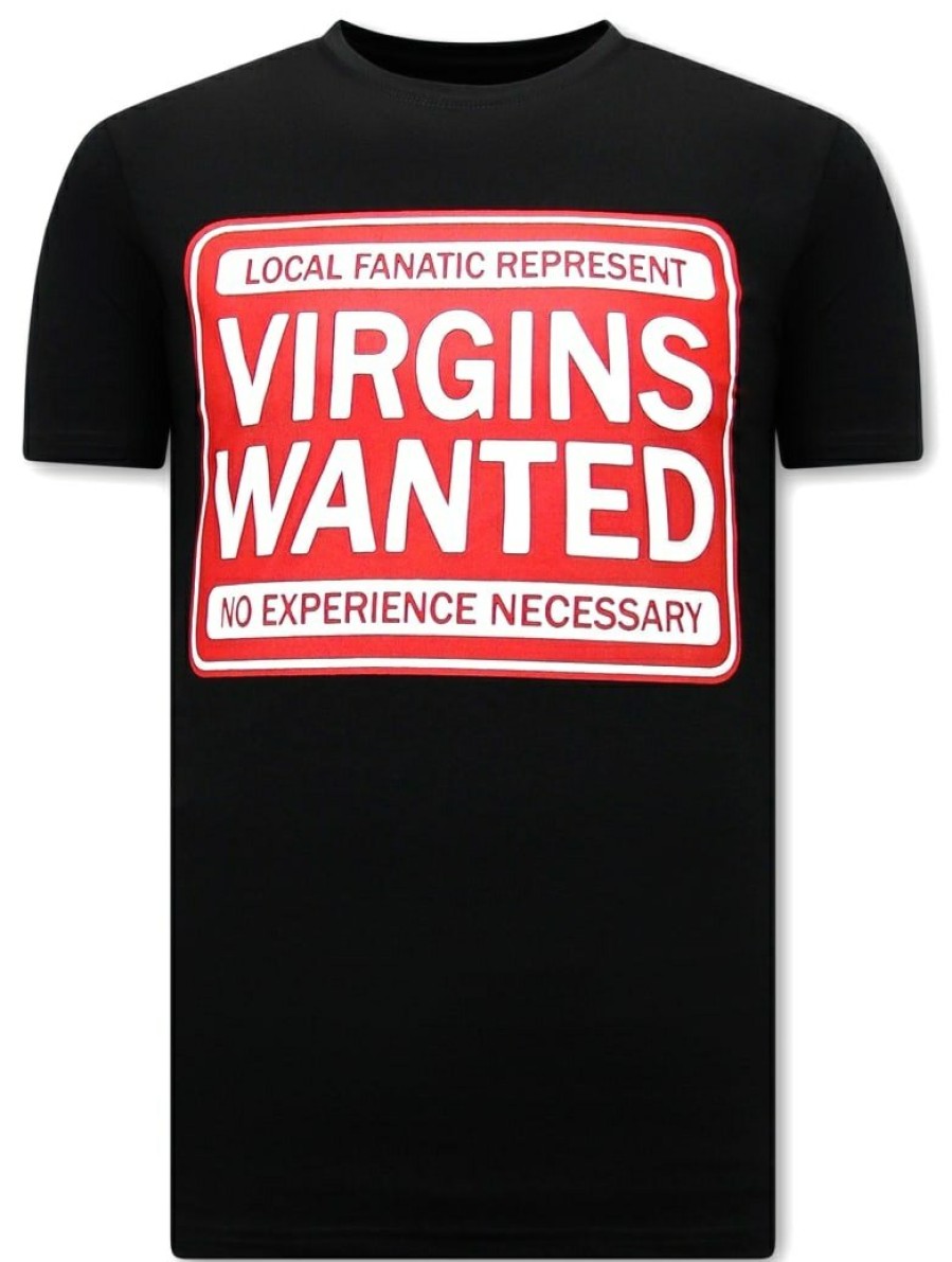 Camisetas local fanatic | Camiseta Hombre - Virgins Wanted - Negro