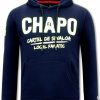 Sudaderas local fanatic | Hombres Con Capucha - El Chapo - Azul