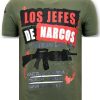 Camisetas local fanatic | Camiseta Hombre - Los Jefes De Narcos - Verde