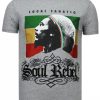 Camisetas local fanatic | Camiseta Hombre - Soul Rebel - Gris