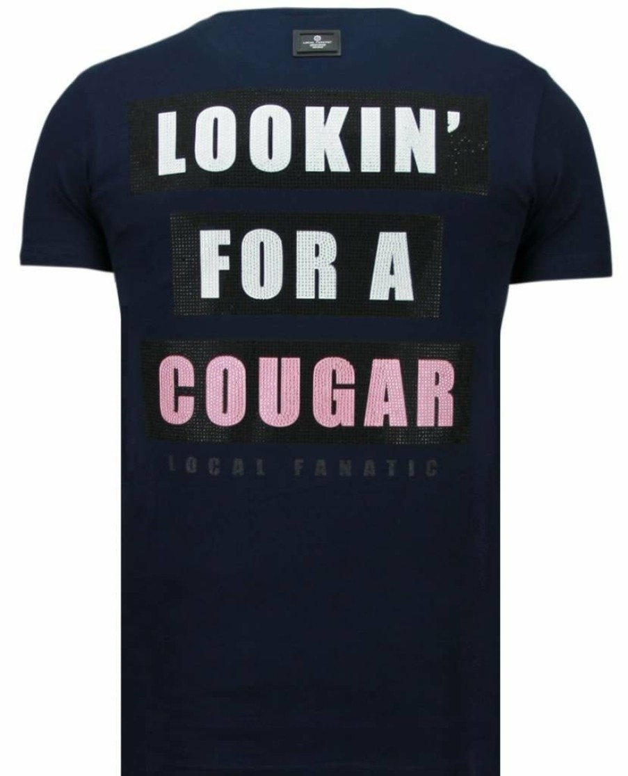 Camisetas local fanatic | Camiseta Hombre - Lookin' For A Cougar - Azul