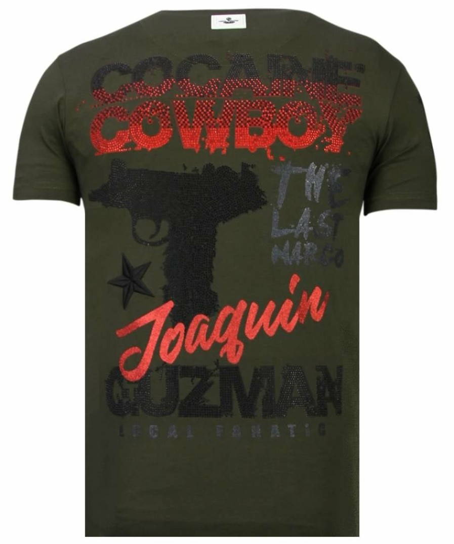 Camisetas local fanatic | Camiseta Hombre - Cocaine Cowboy - Verde