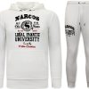 Chandals local fanatic | Chandal Hombres- Narcos University - Blanco