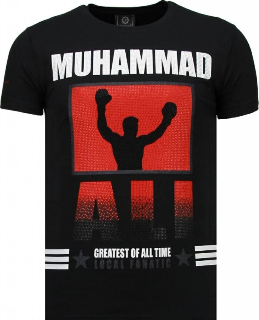 Camisetas local fanatic | Camiseta Hombre - Muhammad Ali - Negro