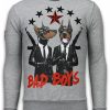 Sudaderas local fanatic | Sudadera Hombre - Bad Boys Pinscher - Gris