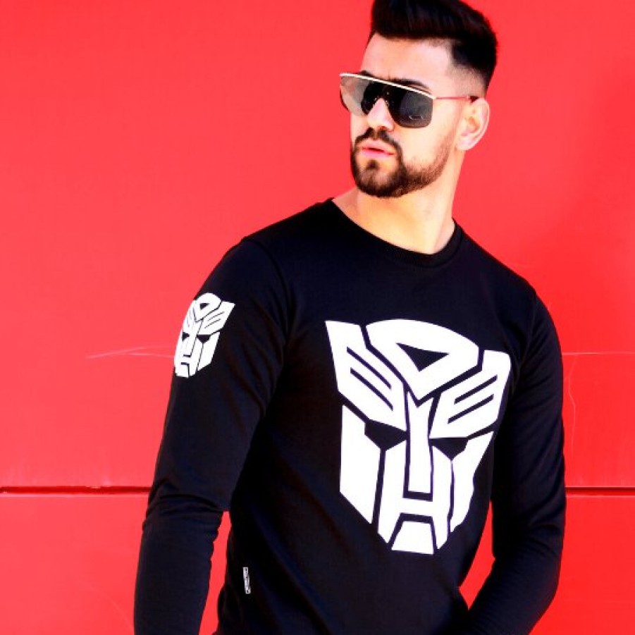 Sudaderas local fanatic | Sudadera Hombre - Transformers - Negro