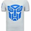 Camisetas local fanatic | Camiseta Hombre - Transformers - Blanco