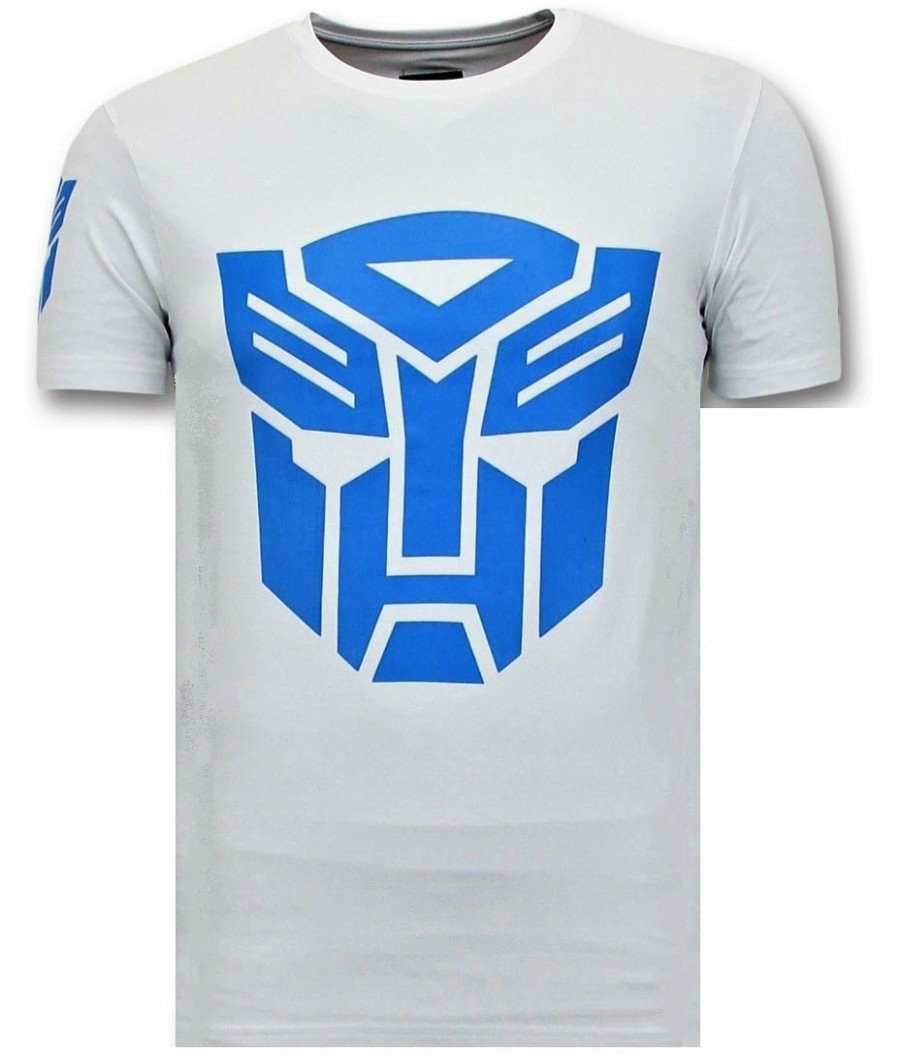 Camisetas local fanatic | Camiseta Hombre - Transformers - Blanco