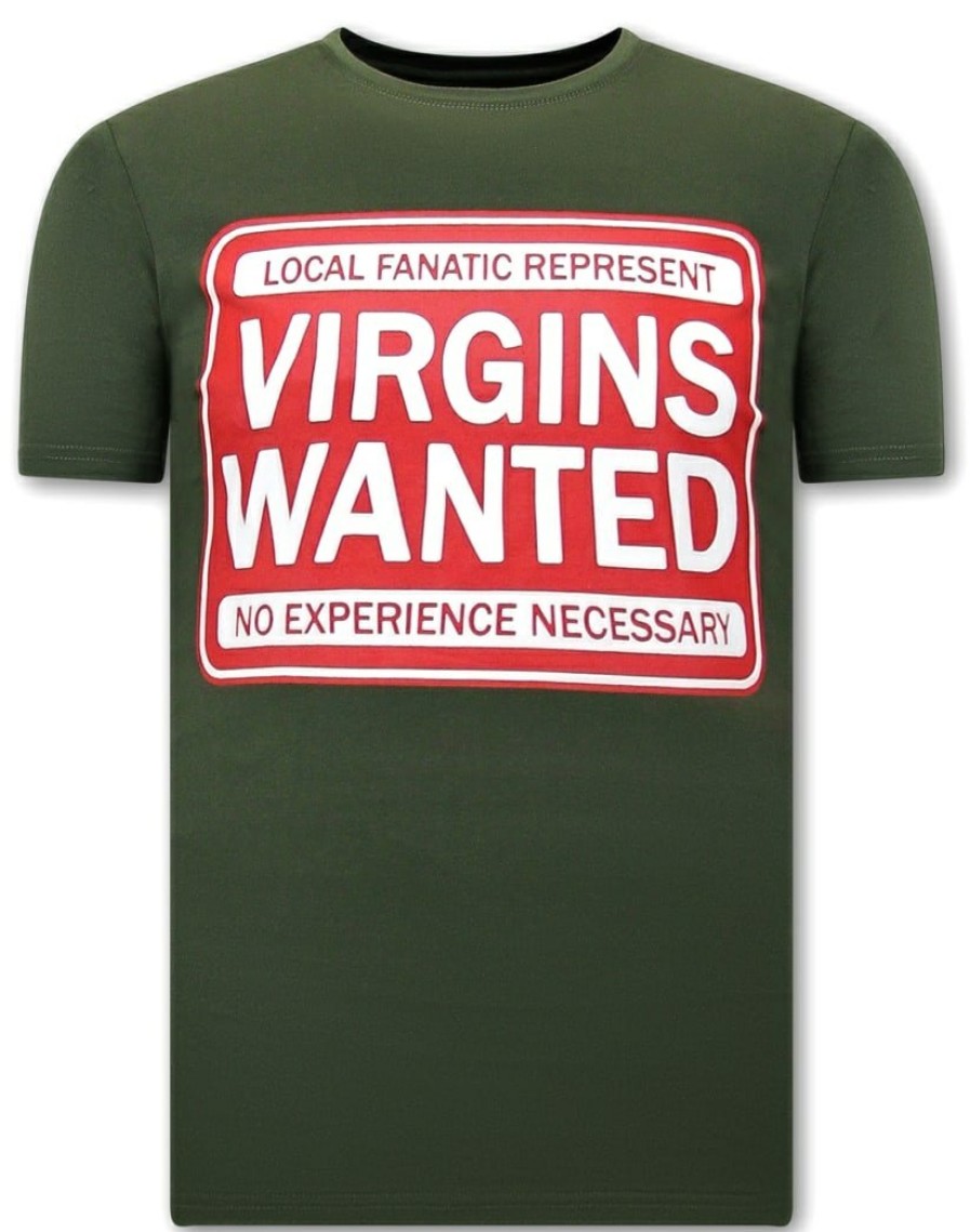 Camisetas local fanatic | Camiseta Hombre - Virgins Wanted - Verde