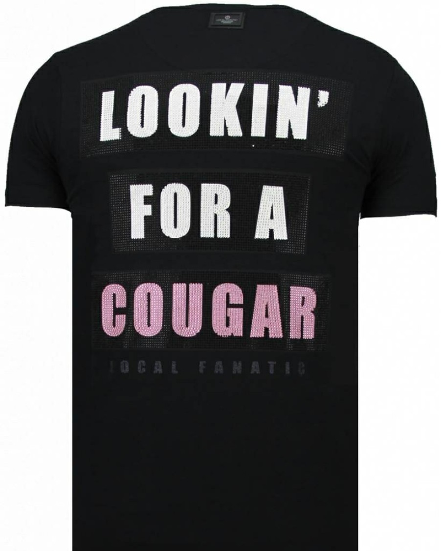 Camisetas local fanatic | Camiseta Hombre - Lookin' For A Cougar - Negro