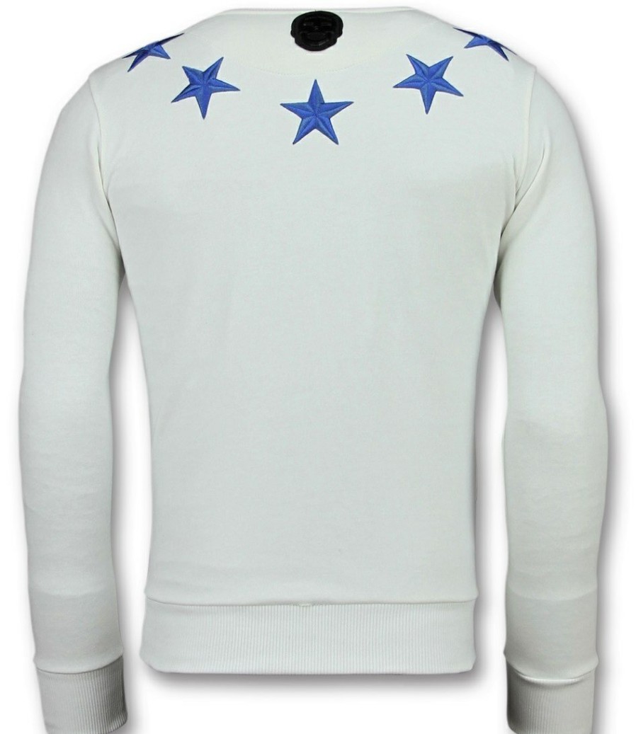 Sudaderas local fanatic | Sudadera Hombre - Union Stars- Blanco