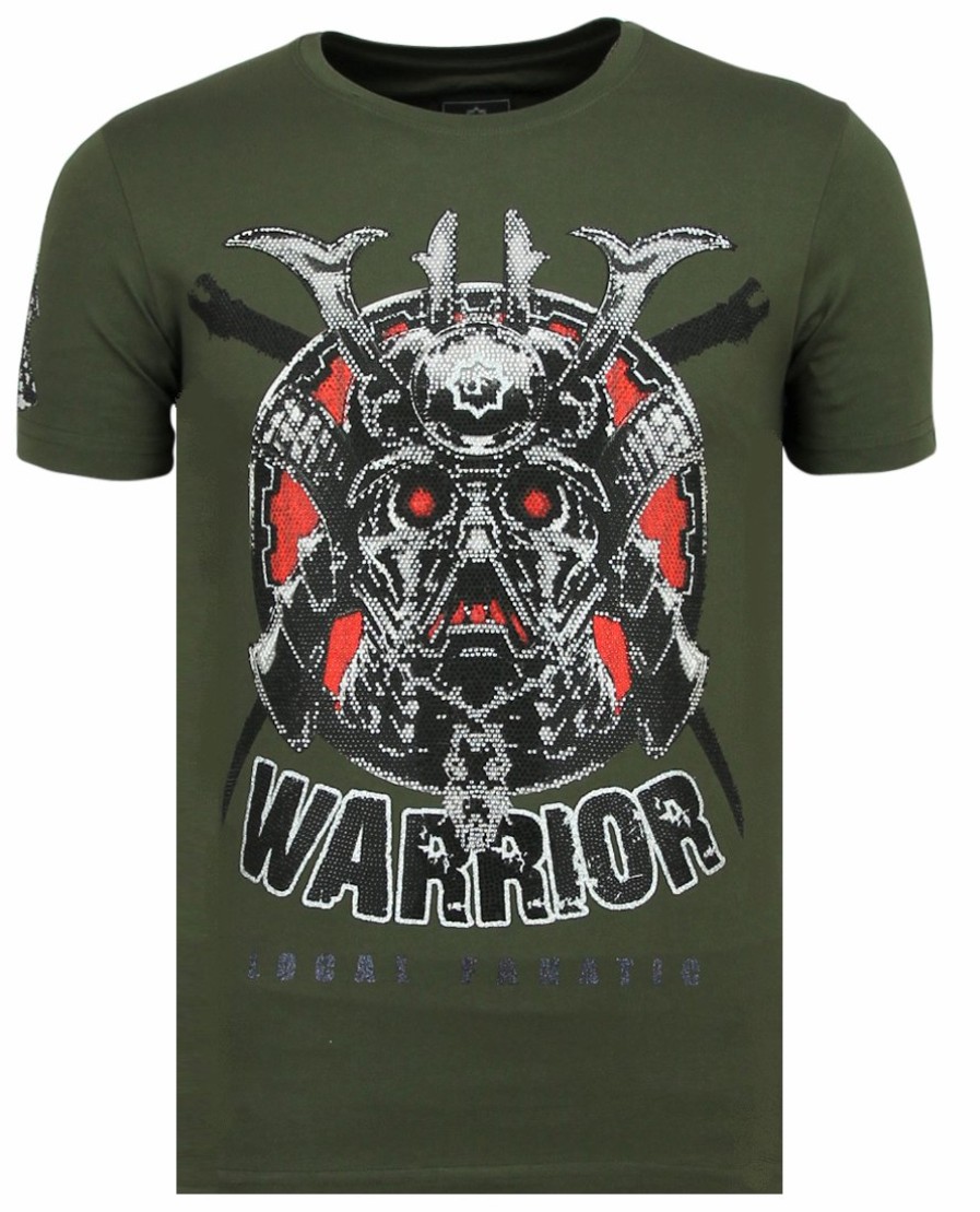 Camisetas local fanatic | Camiseta Hombre - Savage Samurai - Verde