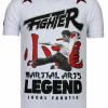 Camisetas local fanatic | Camiseta Hombre - Fighter Legend - Blanco