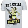 Camisetas local fanatic | Camiseta Hombre - Dalton The Chief - Blanco