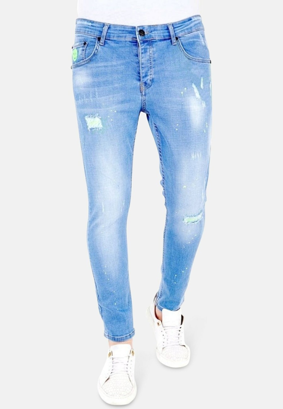 Vaqueros local fanatic | Jeans Hombre - Slim Fit - 1027 - Azul