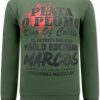 Sudaderas local fanatic | Sudadera Hombre -El Patron - Pablo Escobar - Verde